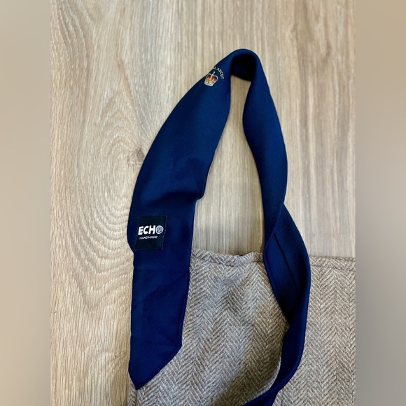 Echo Neck Tie Up cycled Handcrafted Bag - Picture 3 of 5